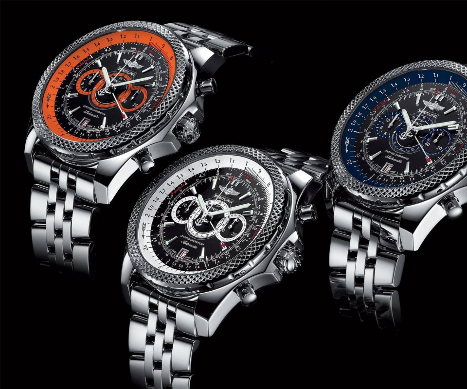 Обои Breitling for Bentley Watches 960x800