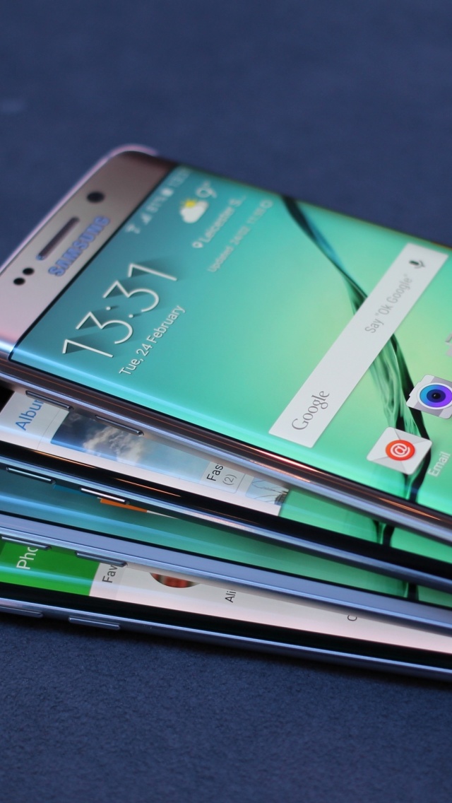 Galaxy S7 and Galaxy S7 edge from Verizon wallpaper 640x1136
