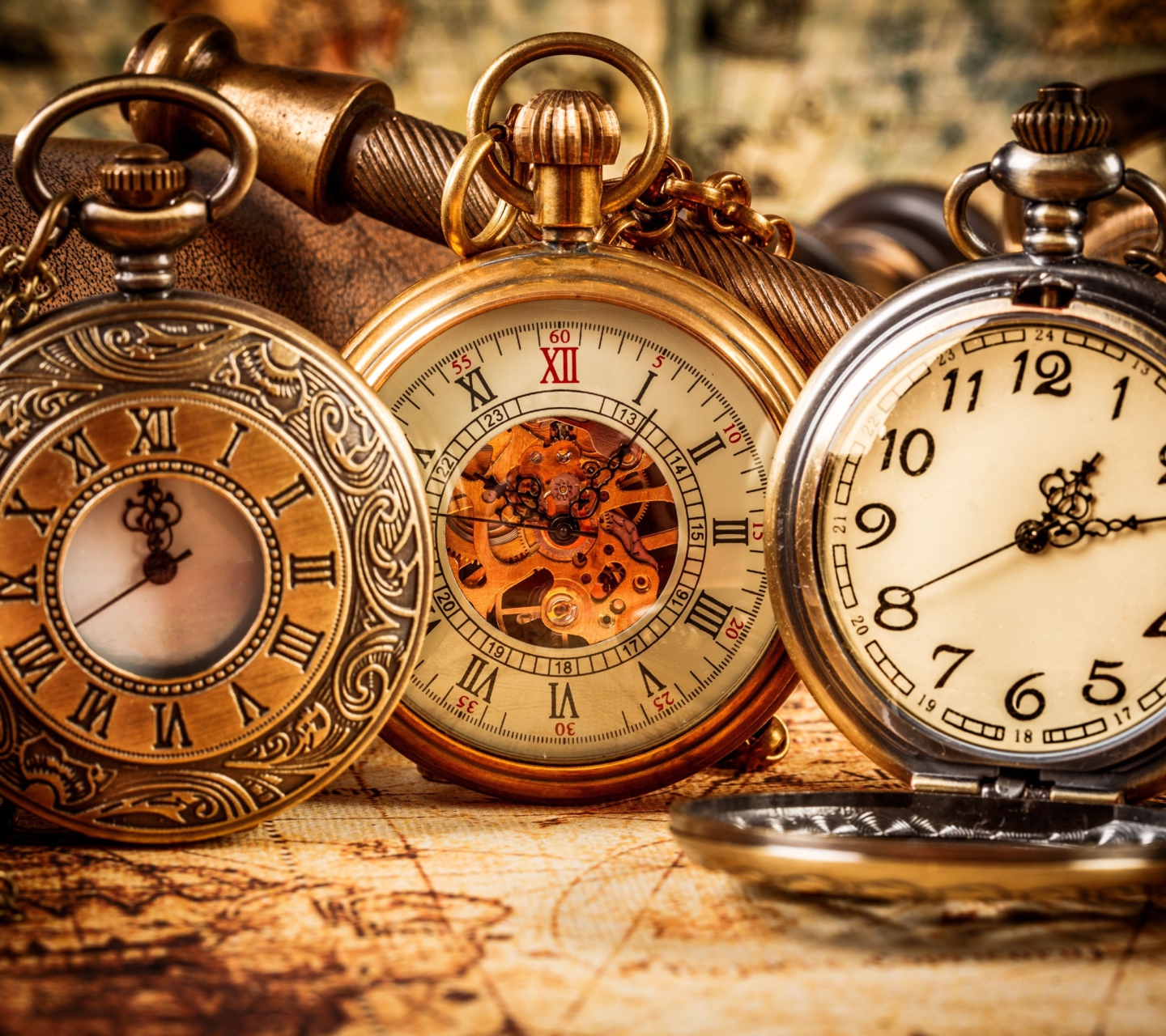 Das Time And Clocks Wallpaper 1440x1280