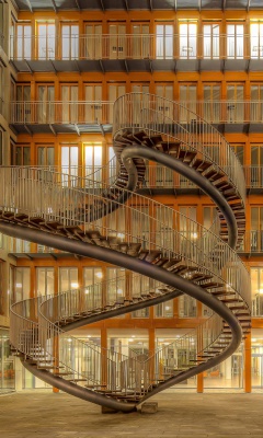 Library in Munich, Germany wallpaper 240x400