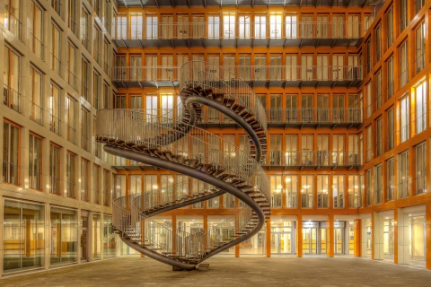 Обои Library in Munich, Germany 480x320