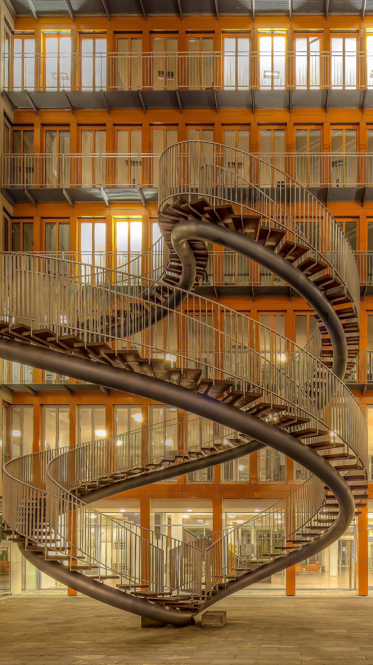 Sfondi Library in Munich, Germany 750x1334