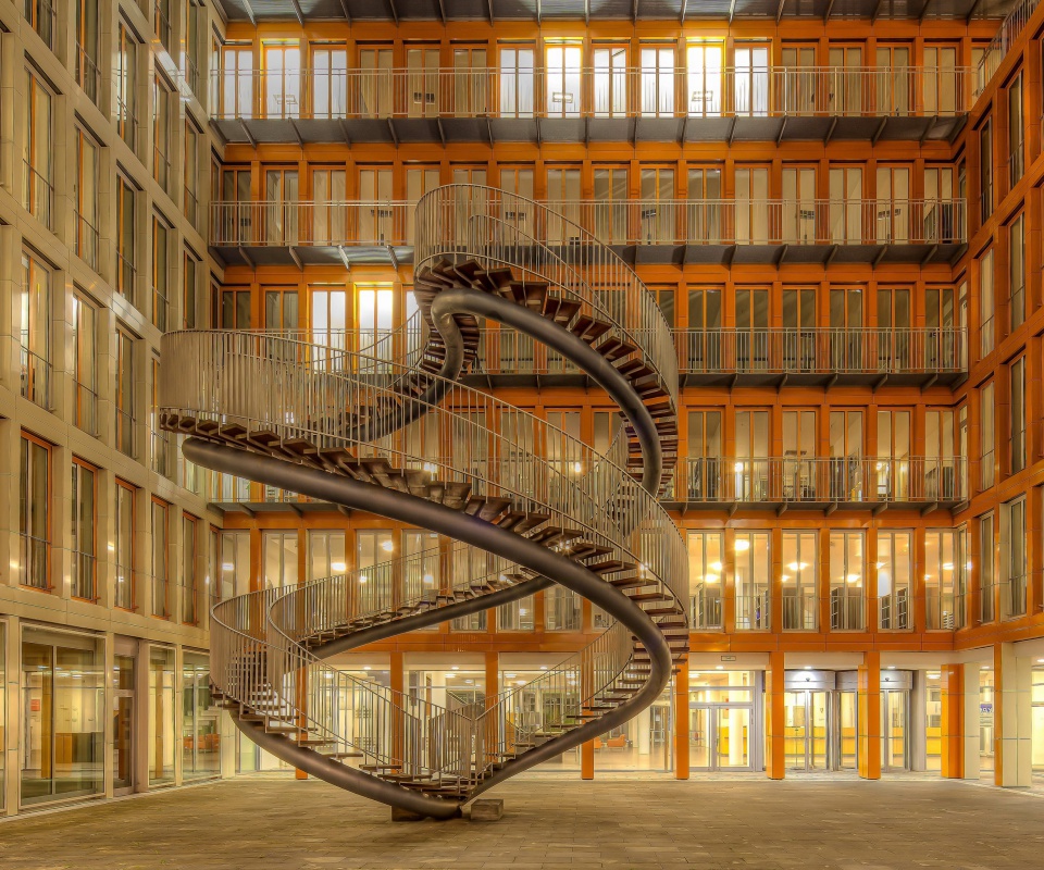 Обои Library in Munich, Germany 960x800