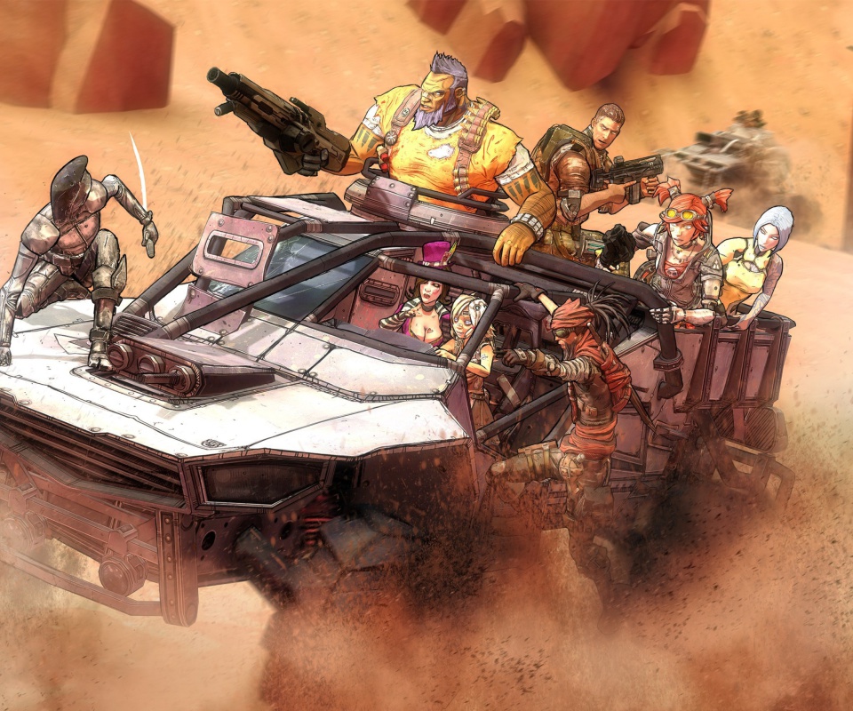 Fondo de pantalla Borderlands 2 960x800