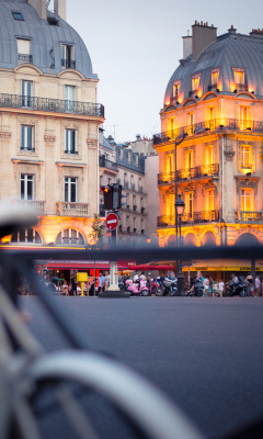 Fondo de pantalla France, Paris Street 240x400