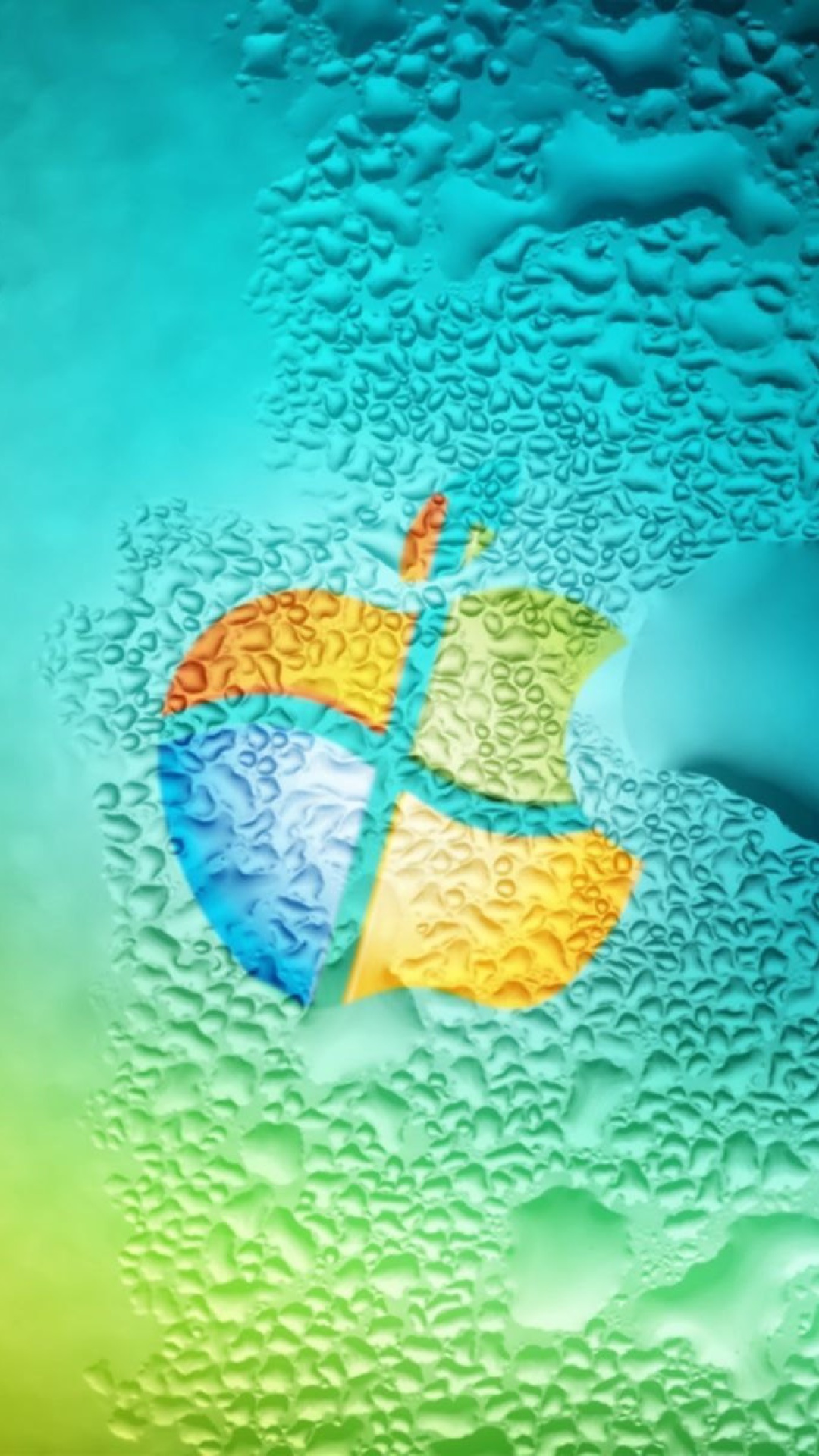 Sfondi Windows Logo Ripple 1080x1920