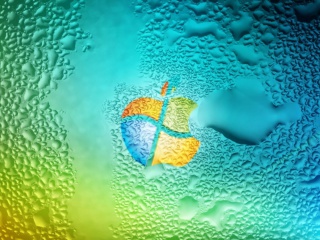 Обои Windows Logo Ripple 320x240