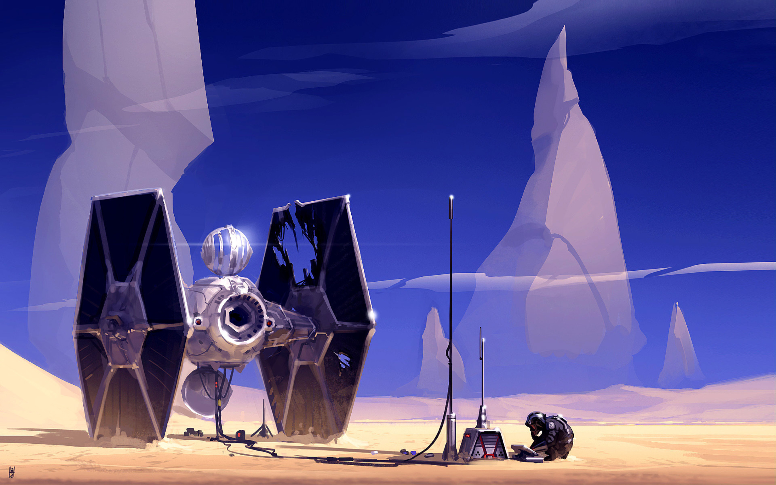 Das Spaceship from Star Wars Wallpaper 2560x1600