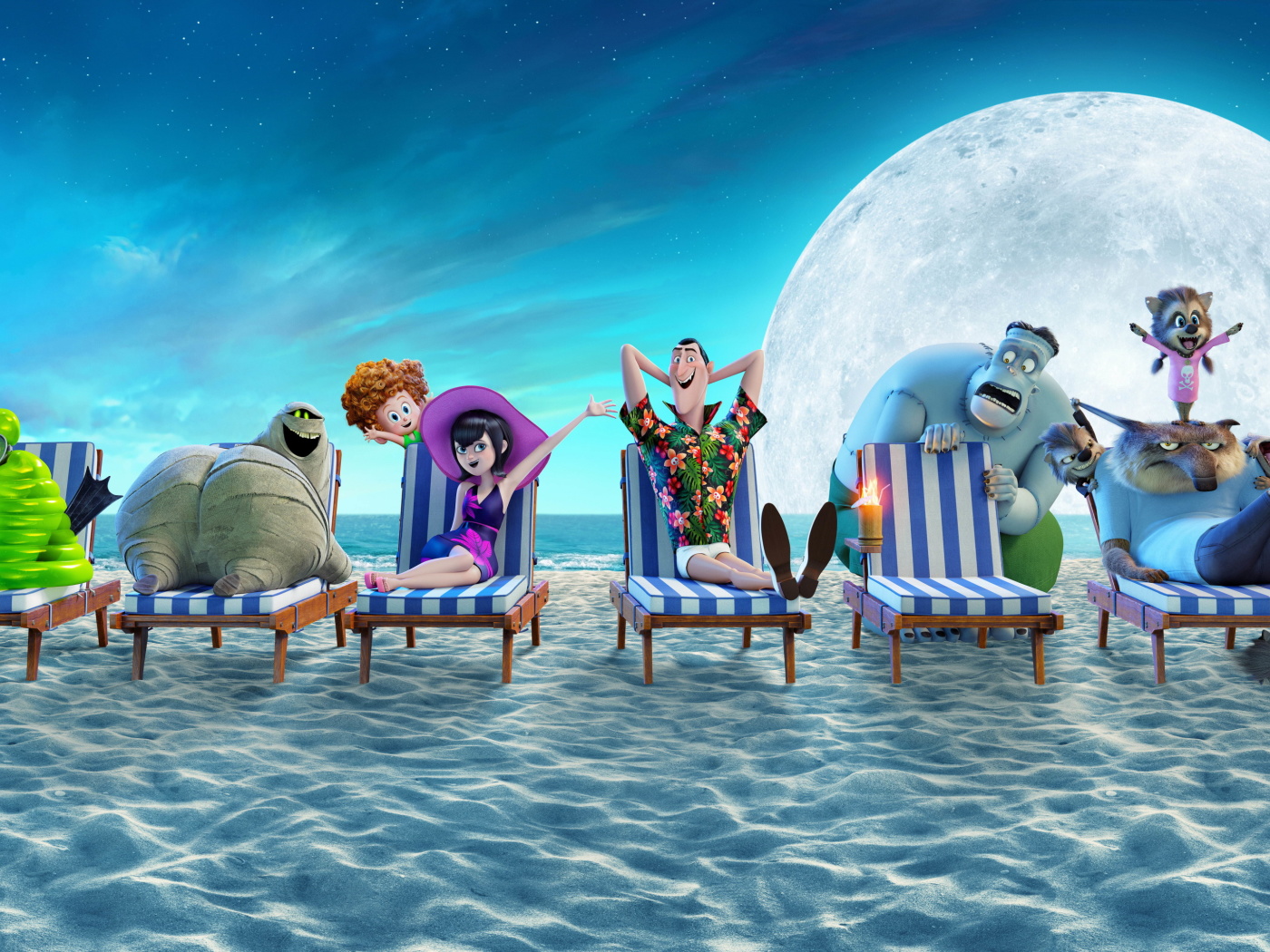 Fondo de pantalla Hotel Transylvania 3 Summer Vacation 1400x1050