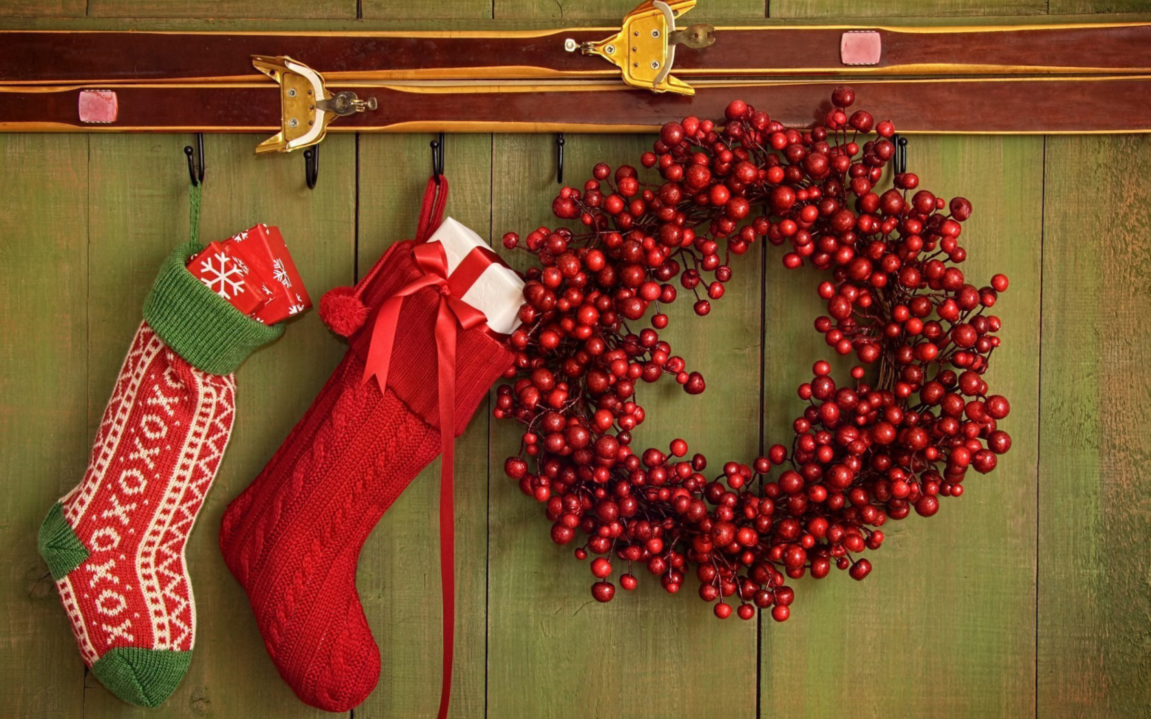 Sfondi Merry Christmas Stockings 1680x1050