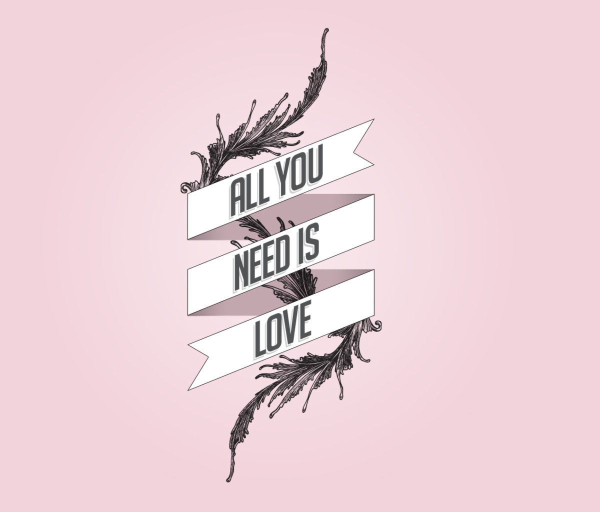 Das All You Need Is Love Wallpaper 1200x1024