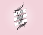 Das All You Need Is Love Wallpaper 176x144