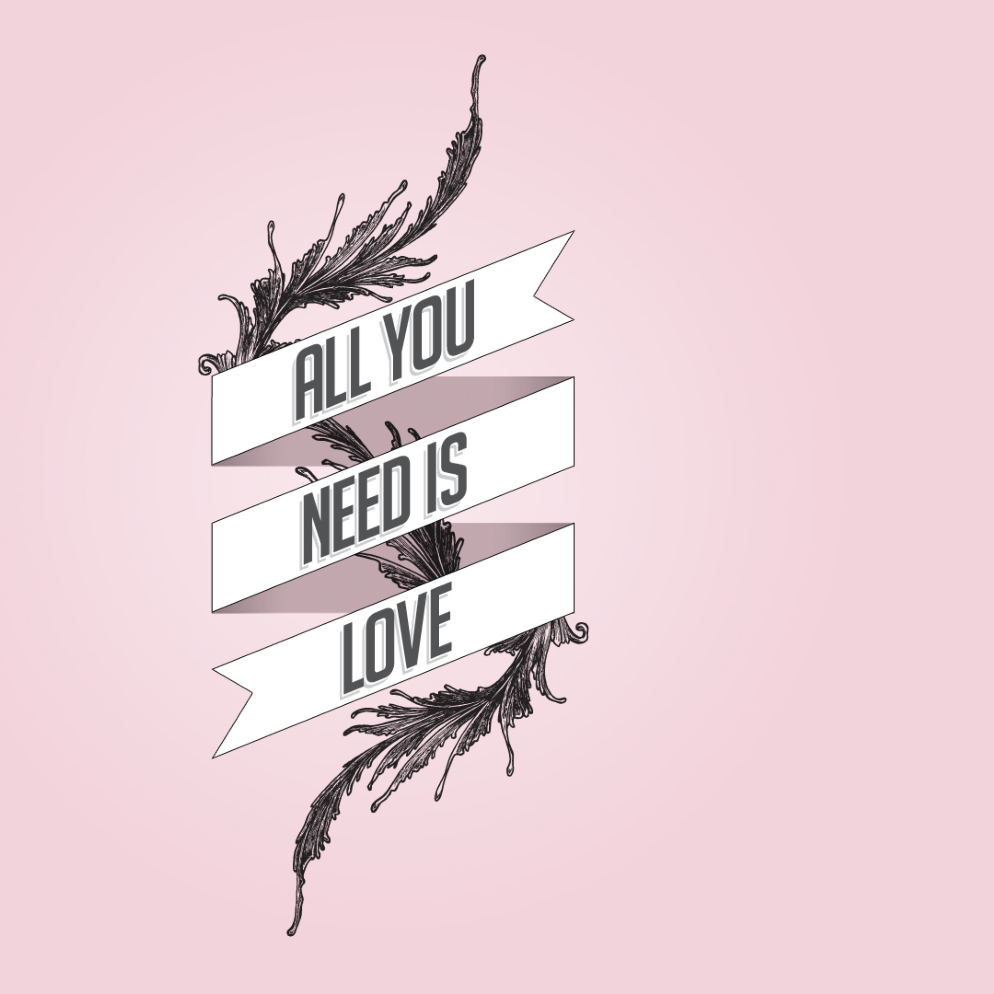 Das All You Need Is Love Wallpaper 2048x2048