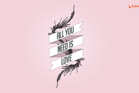 Das All You Need Is Love Wallpaper 480x320