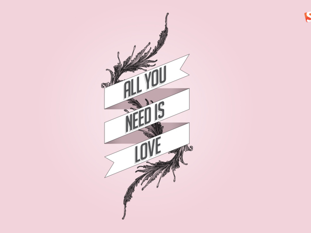Das All You Need Is Love Wallpaper 640x480