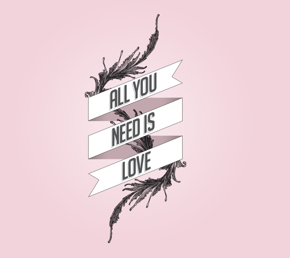 Das All You Need Is Love Wallpaper 960x854