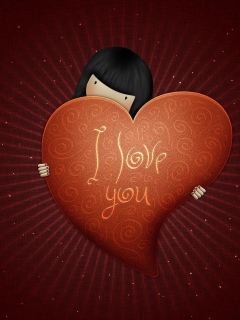 Screenshot №1 pro téma I Love You, Boy 240x320