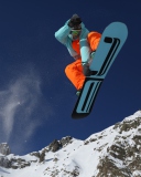 Das Extreme Snowboarding Wallpaper 128x160
