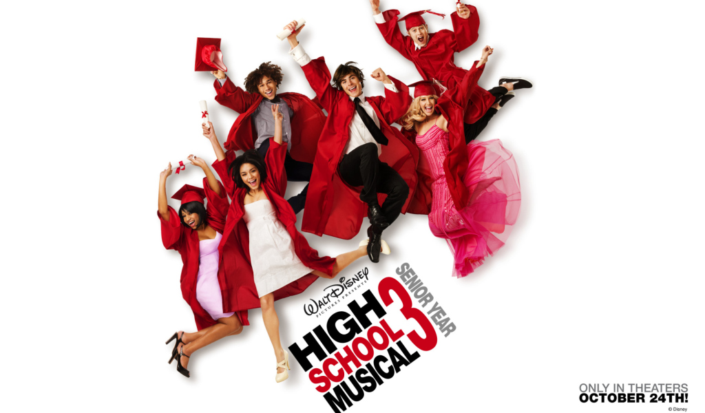 Das High School Musical 3: Senior Year Wallpaper 1024x600