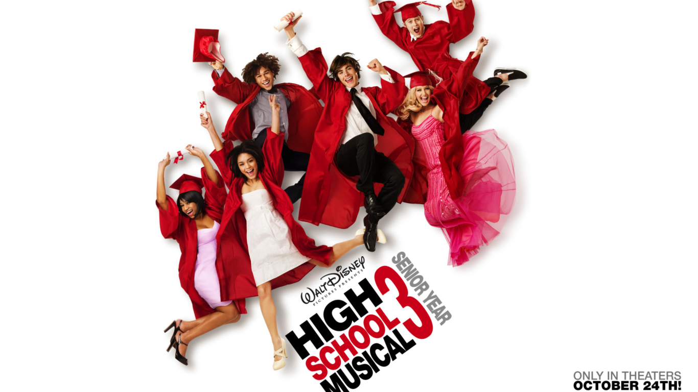 Screenshot №1 pro téma High School Musical 3: Senior Year 1366x768