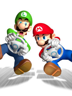 Sfondi Mario And Luigi 240x320