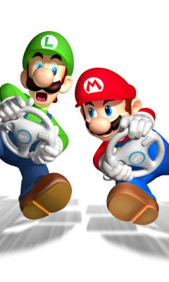 Mario And Luigi wallpaper 240x400