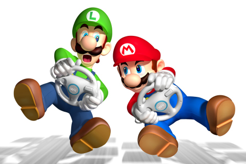 Обои Mario And Luigi 480x320