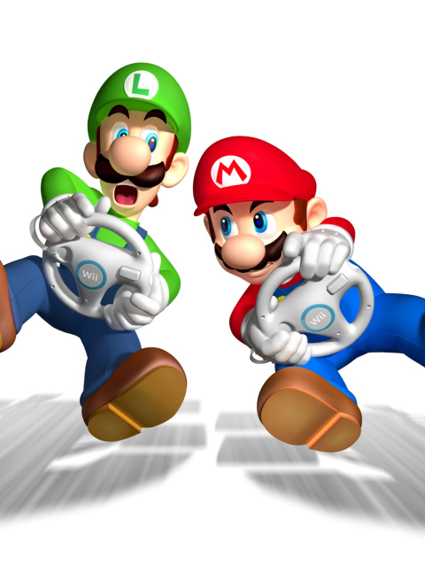 Mario And Luigi wallpaper 480x640