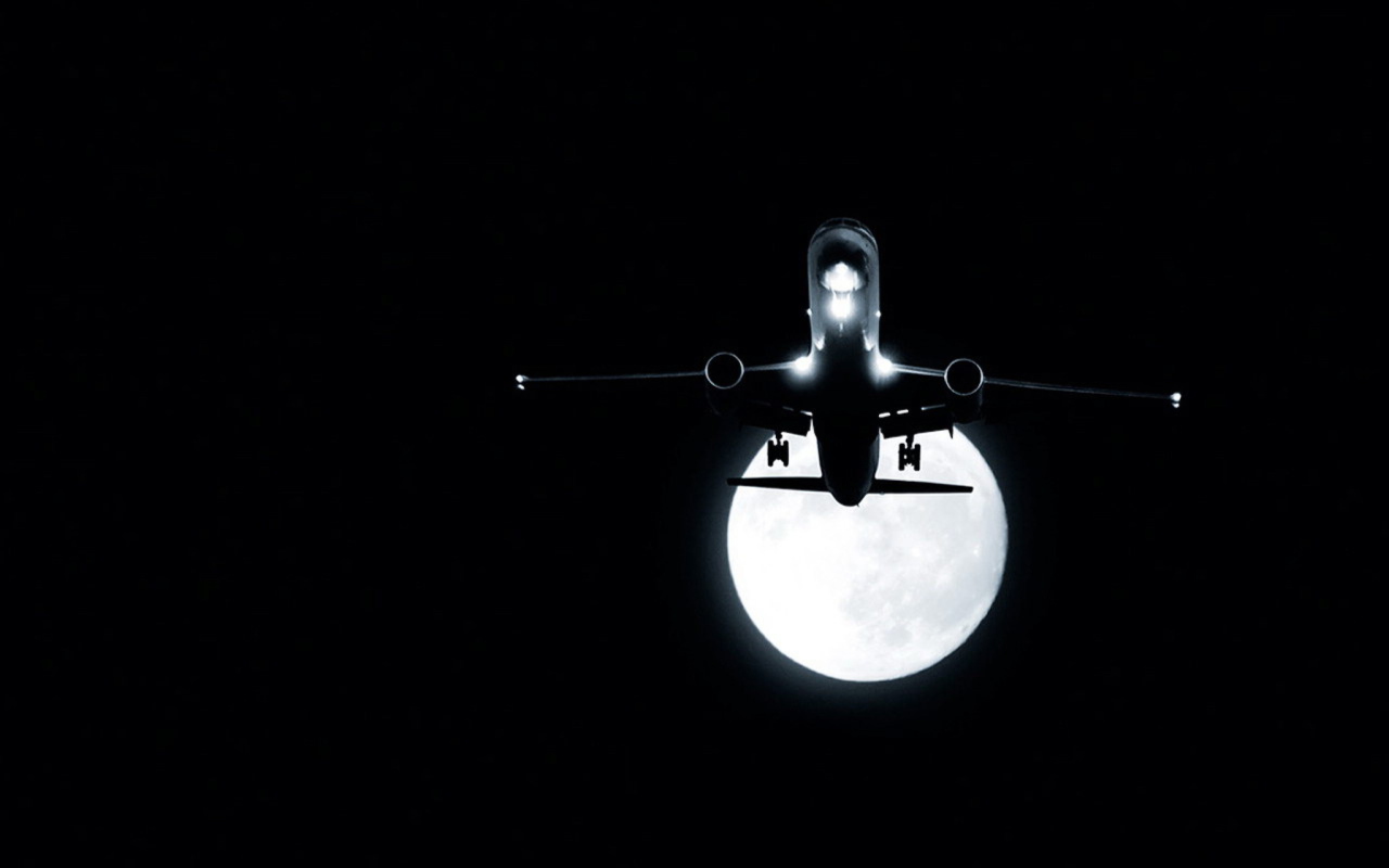 Das Night Flight Wallpaper 1280x800