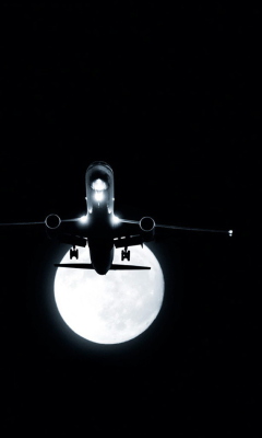 Das Night Flight Wallpaper 240x400