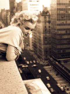 Fondo de pantalla Marilyn Monroe 240x320