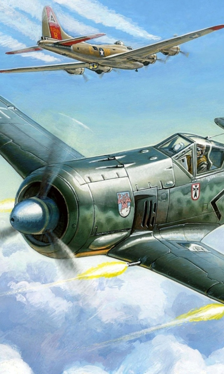 Das Focke Wulf Fw 190 Wallpaper 768x1280