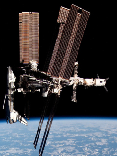 Sfondi International Space Station 240x320