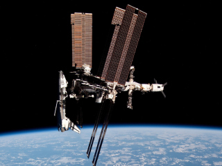 International Space Station wallpaper 320x240