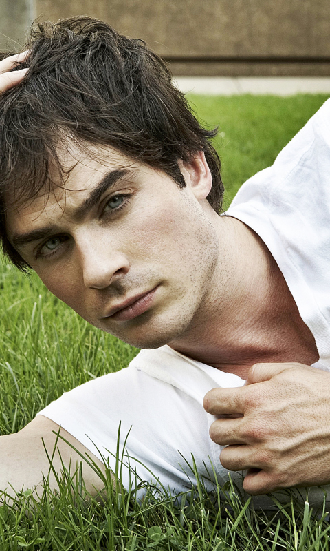 Fondo de pantalla Ian Somerhalder 480x800