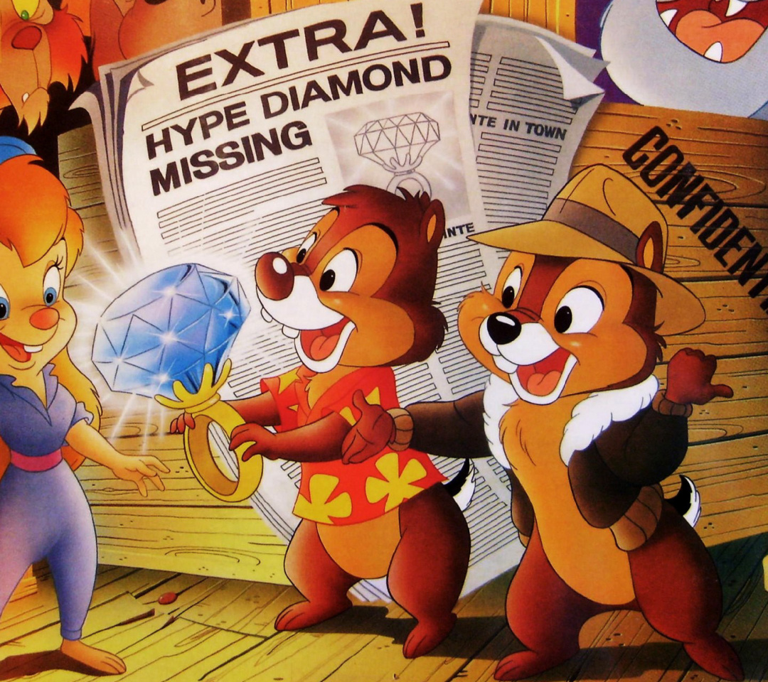 Das Chip and Dale Rescue Rangers Wallpaper 1080x960