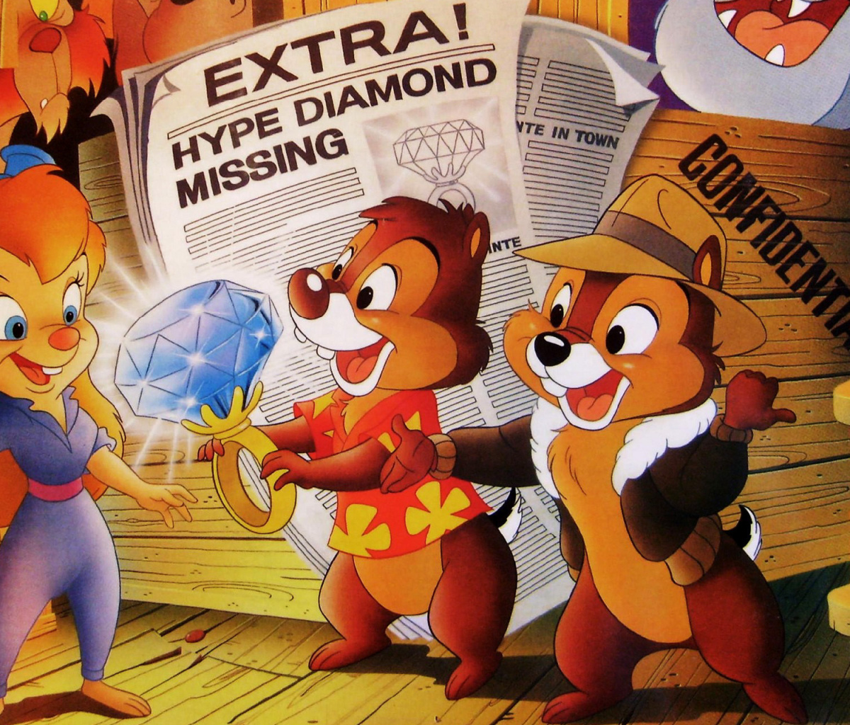 Screenshot №1 pro téma Chip and Dale Rescue Rangers 1200x1024