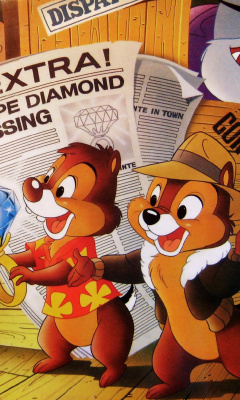 Das Chip and Dale Rescue Rangers Wallpaper 240x400
