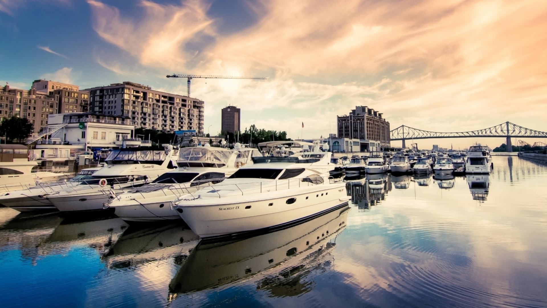 Luxury Yachts In Nice wallpaper 1920x1080