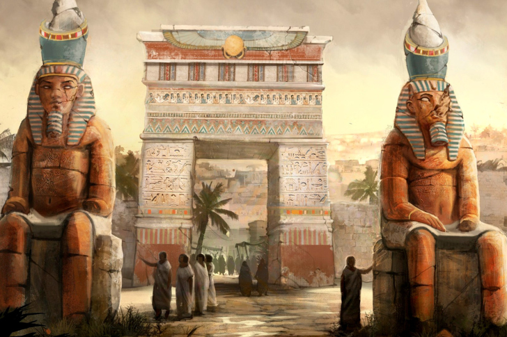 Screenshot №1 pro téma Ancient Egypt Statues