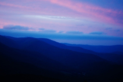 Das Blue And Pink Sky Wallpaper 480x320