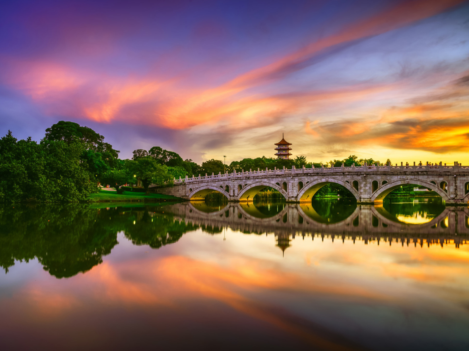 Fondo de pantalla Chinese Garden Singapore 1600x1200