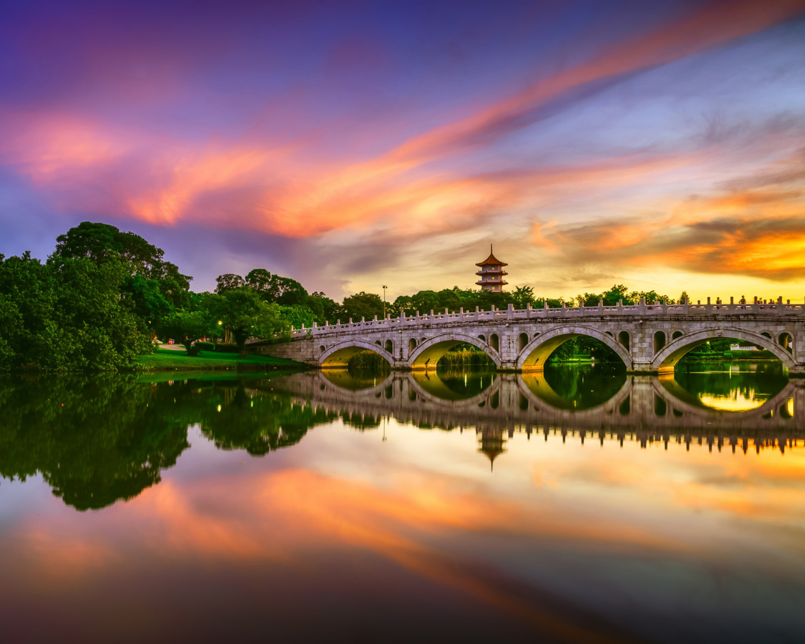 Fondo de pantalla Chinese Garden Singapore 1600x1280