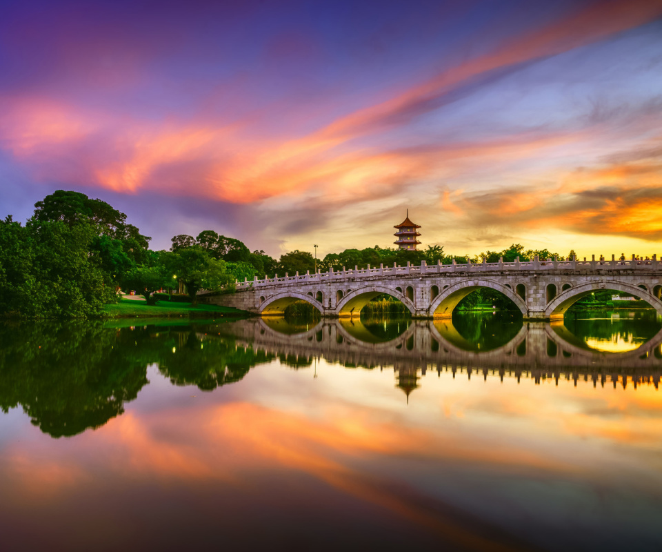 Обои Chinese Garden Singapore 960x800