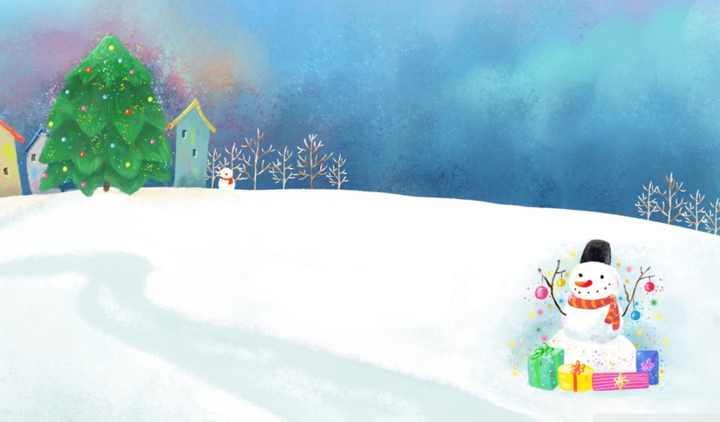 Screenshot №1 pro téma Christmas Day 1024x600