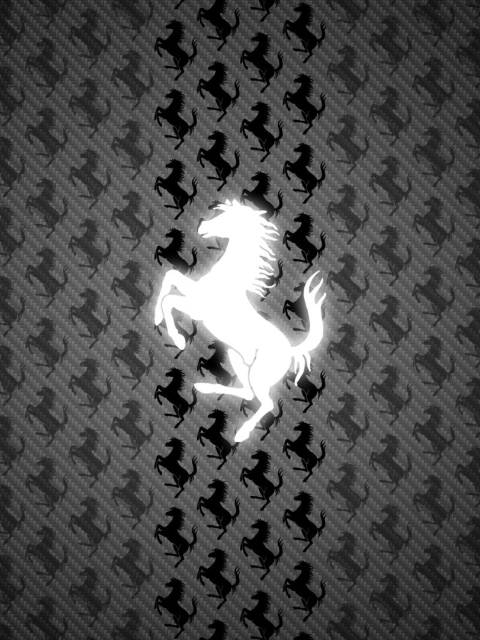 Das Ferrari Logo Wallpaper 480x640