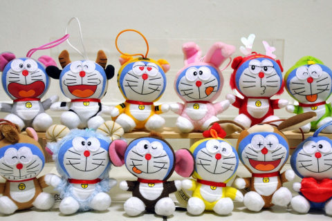 Обои Doraemon 480x320