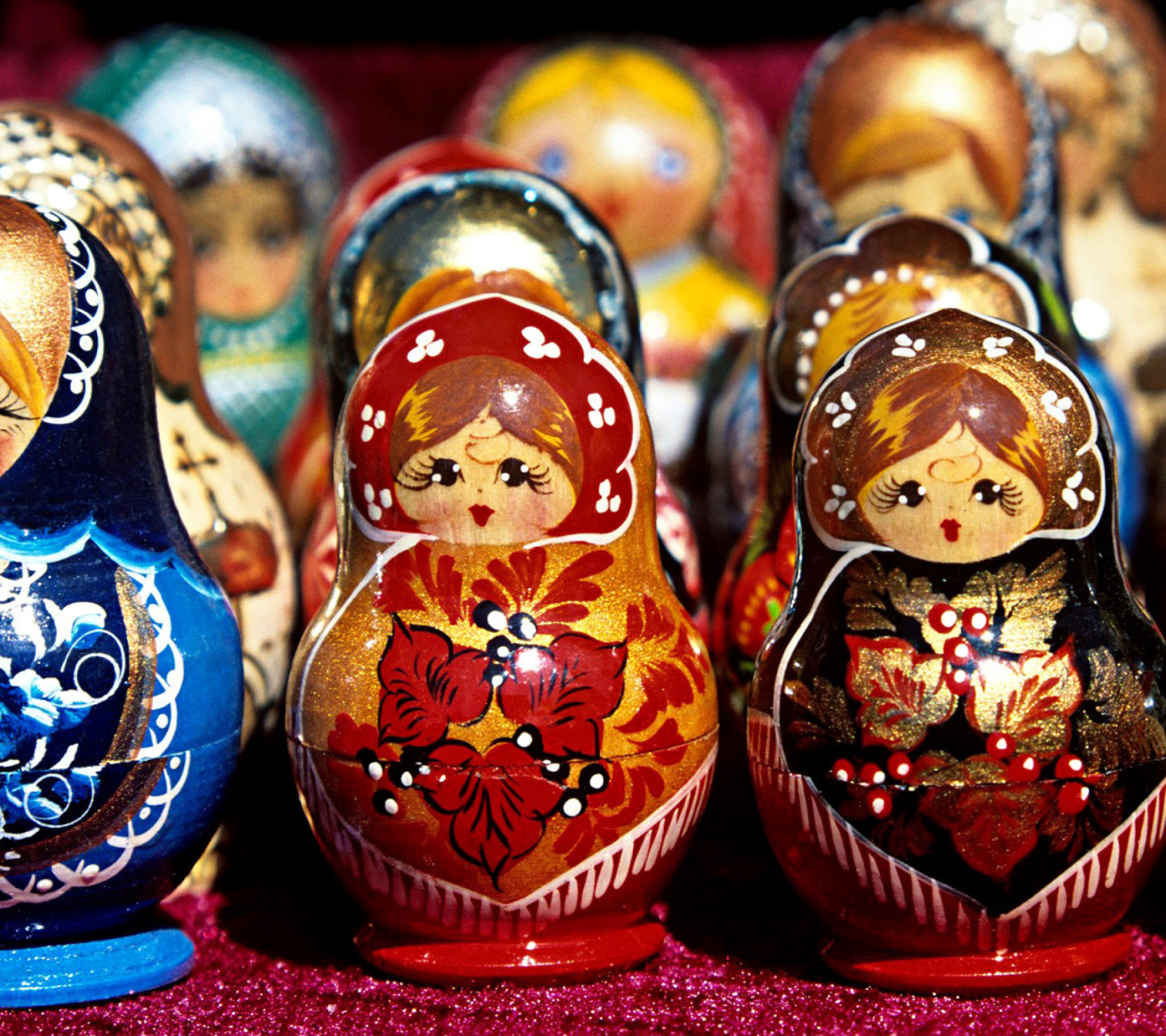 Sfondi Matryoshka   Russian Dolls 1440x1280