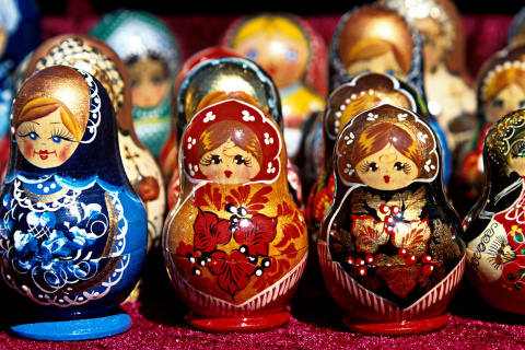 Sfondi Matryoshka   Russian Dolls 480x320