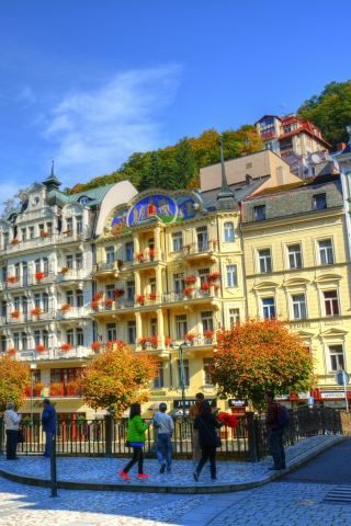 Karlovy Vary - Carlsbad wallpaper 320x480